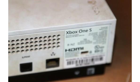 spelconsole XBOX One S, zonder kabels, werking niet gekend